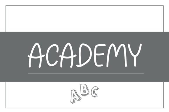 Academy Font: Friendly and Professional