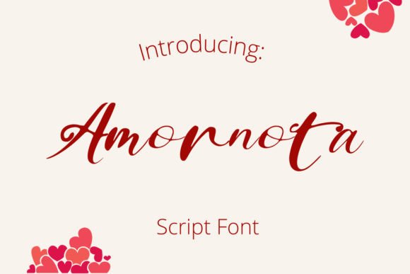 Amornota: A Sophisticated Script for Branding