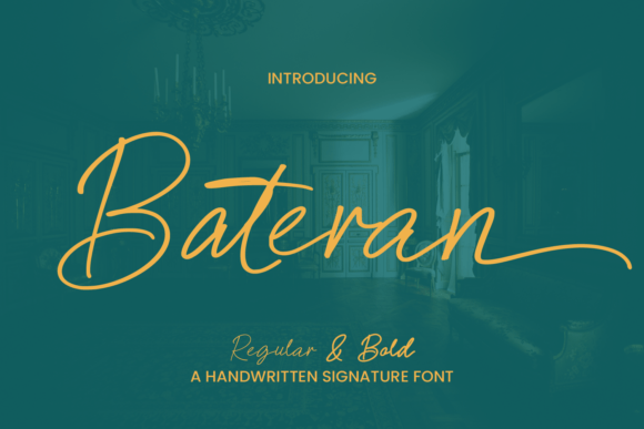 Bateran: Elegant Script Font