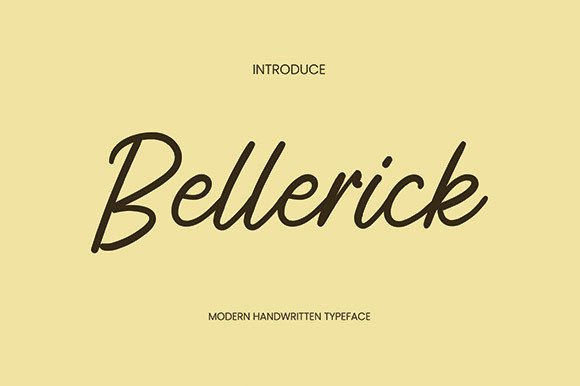 Bellerick: A Natural Font for Web Design