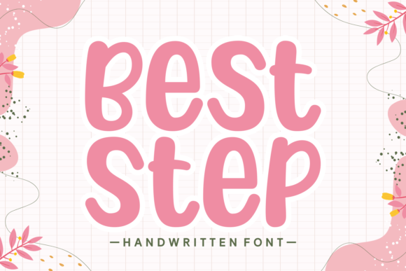 Best Step: A Sweet Handwritten Font