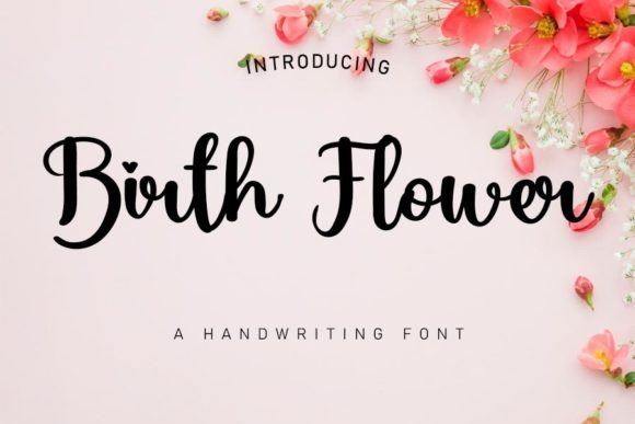 Birth Flower Font Review