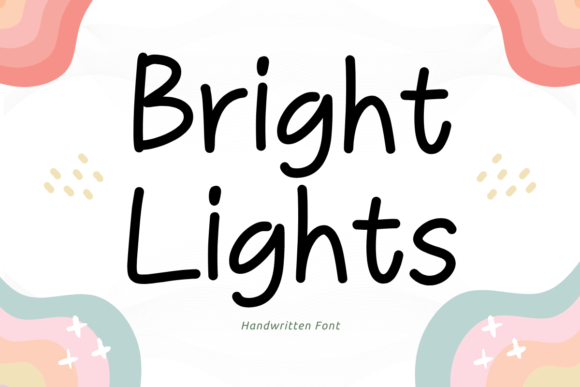 Bright Lights Font for Business