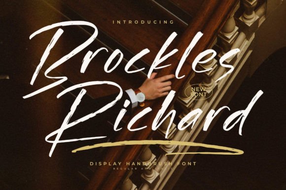 Brockles Richard: A Script Font for Impactful Design