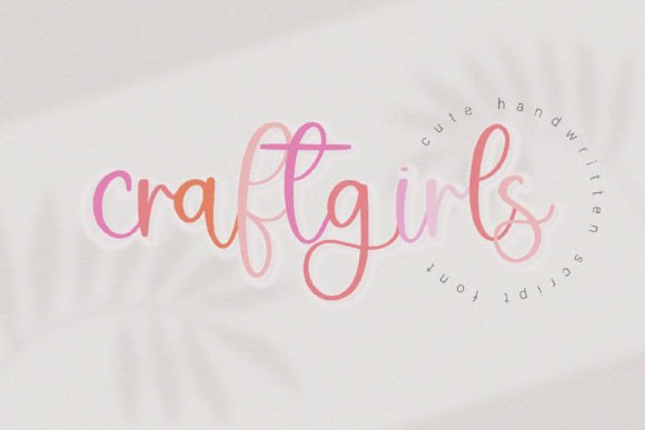 Craftgirls Font for Creative Projects