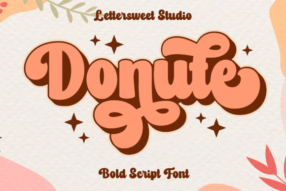 Donute: A Bold Display Font for Creative Makers