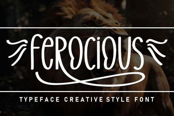 Ferocious Font: Bold & Commanding