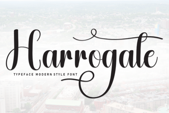 Harrogate Font: Timeless Elegance for Editorial Design