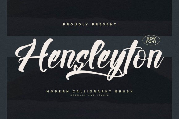 Hensleyton: A Modern Calligraphy Brush for Designers
