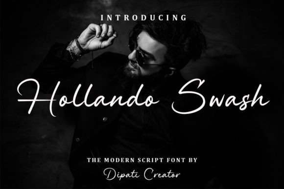 Hollando Swash: Elegant Script for Creative Projects