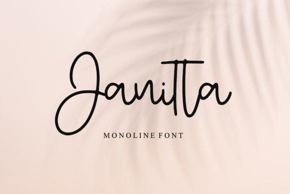Janitta: A Handwritten Font for Creative Marketing