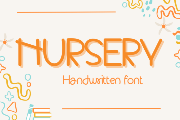 Nursery Font: Handwritten Elegance for Crafters