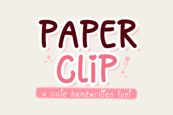 Paper Clip: A Cute Handwritten Font for Creative Projects
