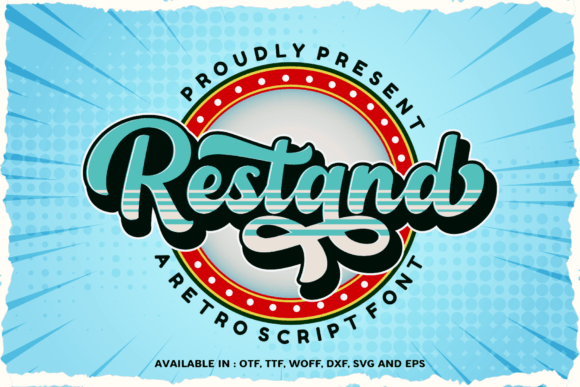 Restand Font: Bold Script for Web Design