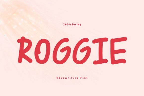 Roggie: A Handwritten Font for Creative Projects
