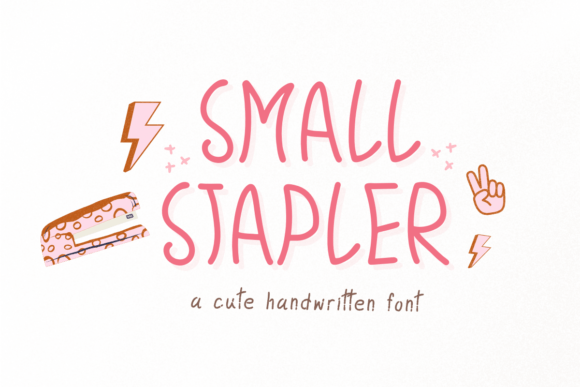 Small Stapler Font for Business