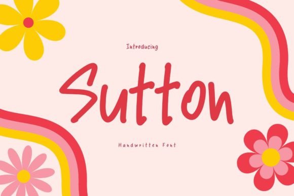 Sutton: A Handwritten Font for Creative Marketing