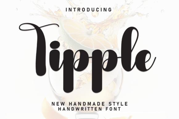 Tipple: A Sweet Handwritten Font