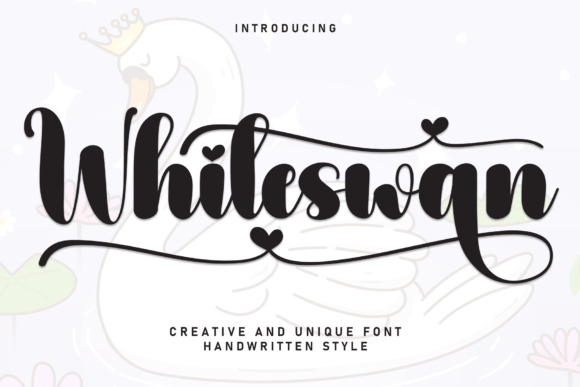 Whiteswan Font: Elegant Script for Web Design